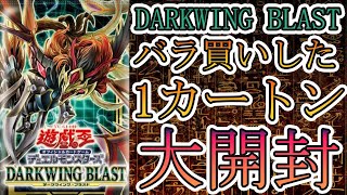 【遊戯王】バラ買いしたDARKWING BLAST１カートンを開封で大量プリズマを狙う！