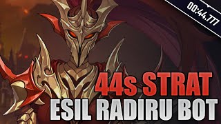 DESTROYING ESIL WITH... ESIL - (00:44) ESIL RADIRU BATTLEFIELD OF TIME | SOLO LEVELING : ARISE