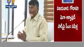 Chandrababu Naidu holds review meet over Godavari Mega Aqua Food Park issue