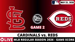 ST LOUIS CARDINALS VS CINCINNATI REDS LIVE ⚾️ Doubleheader - Game 2 - MLB Play-by-Play