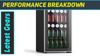 Kismile Beverage Refrigerator and Cooler: Best Compact Drink Fridge