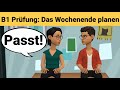 Oral exam German B1 | Plan something together/dialogue | talk Part 3: The weekend