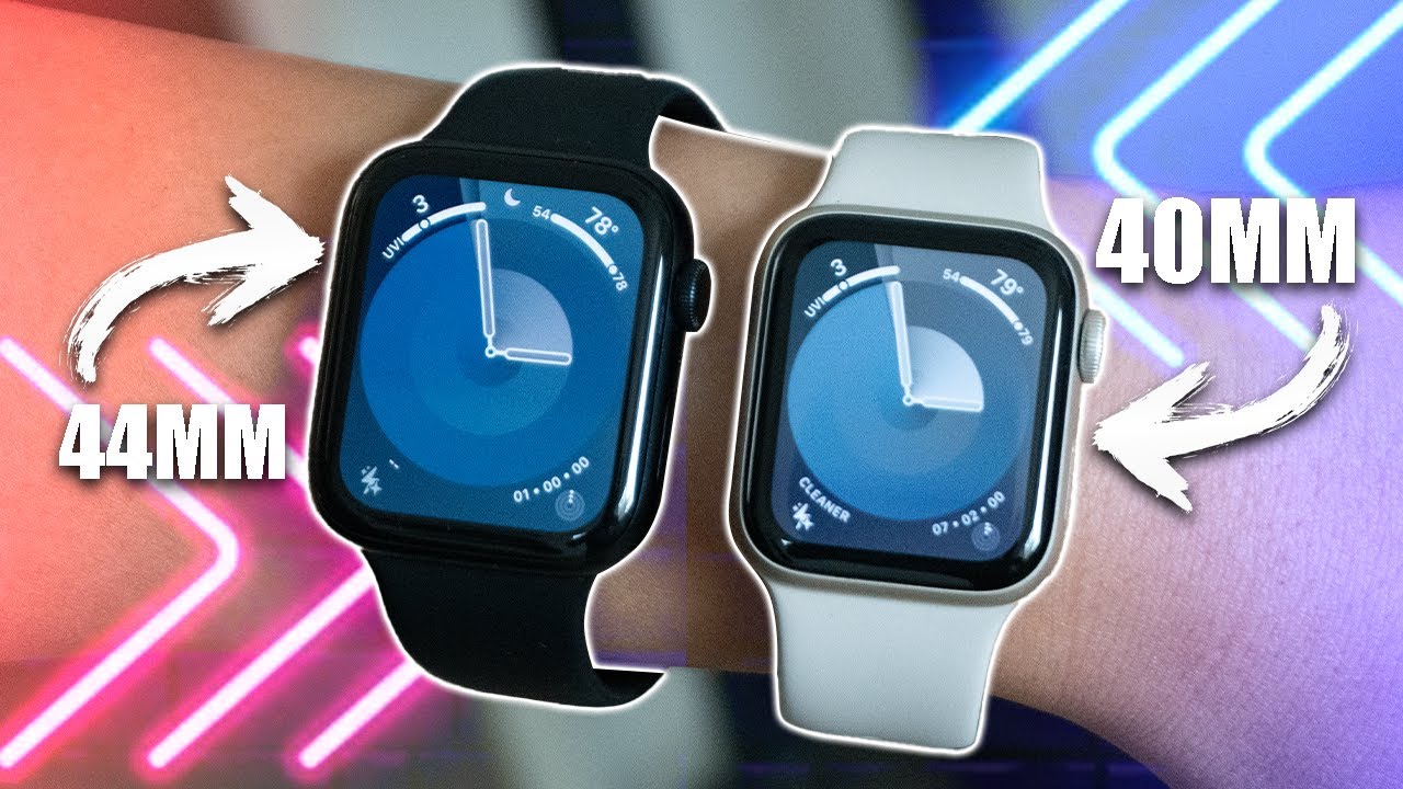 Apple Watch SE2 - 40MM VS 44MM Watch This Before You Buy! - YouTube