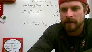 Exponent Rules Multiplying Powers with Same Base