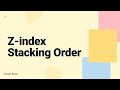 Z index : Stacking Order