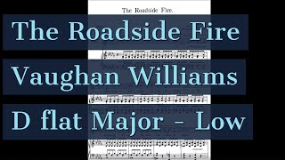 The Roadside Fire Piano Accompaniment Songs of Travel Low Key Karaoke
