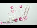 How to Make the Lovely Earring Trio featuring Swarovski Crystals - An Exclusive Beadaholique Kit