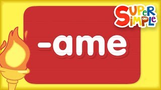 Word Family “ame” | Turn \u0026 Learn ABCs | Preschool Learning