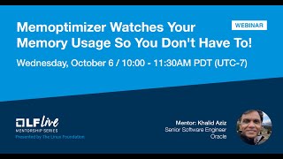 Mentorship Session: Memoptimizer Watches Your Memory Usage So You Don't Have To!