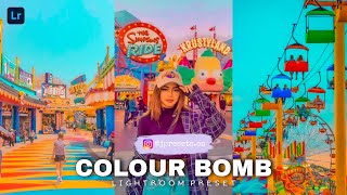 How to edit COLOUR BOMB Preset | Lightroom Tutorial + Free Preset (DNG) | JPresets