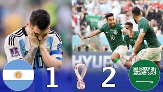 مباراة تاريخية 🔥🤯 السعودية والأرجنتين 2-1 كأس العالم قطر 2022 ~ جنون خليل البلوشي 1080i 🔥🎧