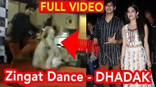 Zingaat Dance LIVE by Janhvi Kapoor and Ishaan Khatter Promoting DHADAK in Ahmedabad