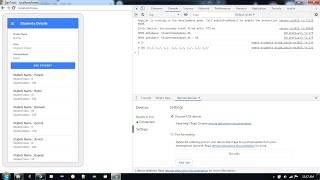 SQLite Database in Ionic 4: INSERT Query with App Debugging
