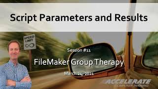 011: Passing Data In & Out of Scripts with Script Parameters & Script Results: free training webinar