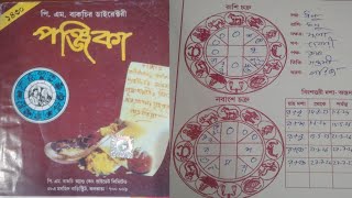 পঞ্জিকা দেখে কোষ্ঠী তৈরী পদ্ধতি।