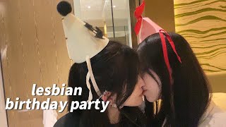 【LES|VLOG】A birthday party that belonged to both of us.老婆给我过生日