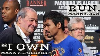 MANNY PACQUIAO TEAM EXP0SES BOB ARUM'S SABAT0GING  | IS ARUM A S0CI0PATH?