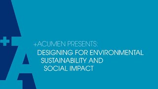 Meet Your Environmental Sustainability Experts | Designing for Sustainability