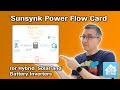 Sunsynk Power Flow Card for Hybrid Solar and Battery Inverters