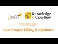 Rifton Adaptive Tricycle - Lateral Support fitting & adjustment - Jiraffe Knowledge & Know-How