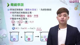 【名師學院】新學測化學 高分好簡單 酸鹼學說