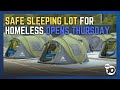 City of San Diego's safe sleeping lot at B and 20th Street opens Thursday