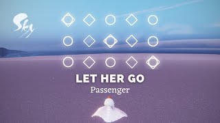 Passenger - Let Her Go : sky piano music sheet [ sky : children of the light ]