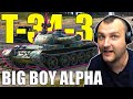 T-34-3: Big Boy 390 Alpha Damage! | World of Tanks