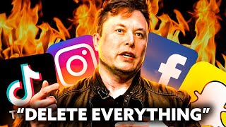 Elon Musk: "Delete ALL Your Social Media NOW!" - Here's Why