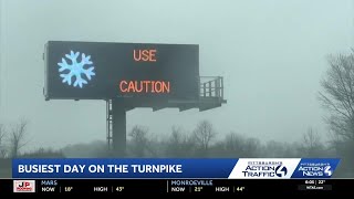 Drivers share PA Turnpike experience during wintry conditions on busiest travel day