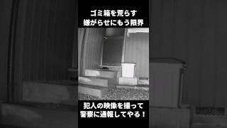 【ご近所トラブル】もう限界！ゴミ箱荒らしの嫌がらせがひどいので証拠映像をとって通報します！