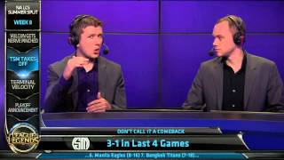 Recap of week 7 and updates for week 8 of NA LCS Summer split 2013