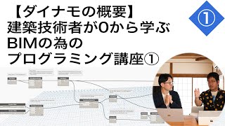 【ダイナモ①】建築技術者が0から学ぶBIMの為のプログラミング講座