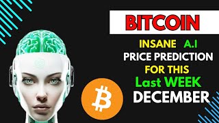 Insane BITCOIN BTC Price Prediction for THIS WEEK by A.I