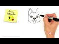 how to draw a german shepherd puppy easy