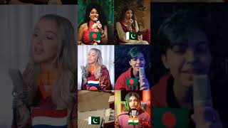 Pasoori | Battle By - Xefer, Ali Sethi, Aish, Sahil Sanjan, Shae Gill & Emma Heesters | #shorts