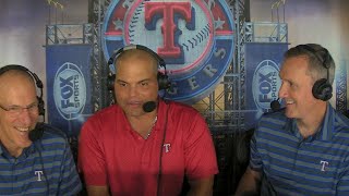 HOU@TEX: Pudge joins booth to discuss ceremony