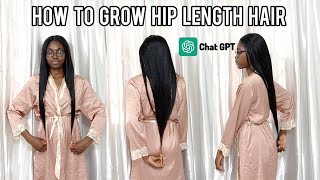 HOW TO GROW YOUR HAIR TO HIP LENGTH IN 2025 WITH CHATGPT // IN-DEPTH TUTORIAL