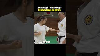 This woman's palm strike hurts the Karate master!