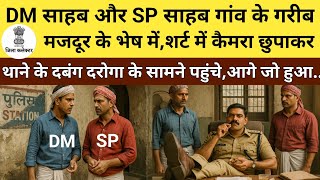 DM साहब और SP साहब मजदूर के भेष में थाने पहुंचे, उस दिन जो हुआ, पूरा प्रशाशन हिल गया | #crimestory