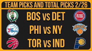 NBA Picks Today 2/26/25 NBA Picks and Predictions NBA Bets Today