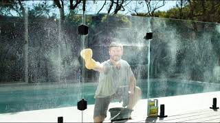 CLR - How to clean your Glass Pool Fence with CLR Calcium, Limescale \u0026 Rust Remover