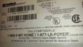 Kenmore Refrigerator. Freezer Cold With Frige Hot Temporary Fix.