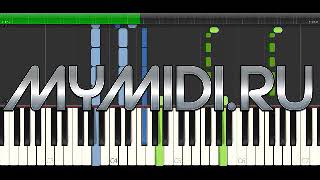 Elektronomia - Vision [MIDI+PDF] [Ноты] [Piano Cover Tutorial] [Synthesia] [MYMIDI.RU]