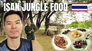 Jungle Food in a Thai Military Barracks 🇹🇭: Thailand’s Spicy Isan Adventure