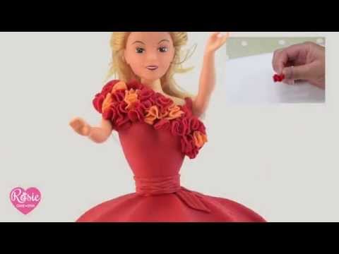 How to make a FONDANT RUFFLE PRINCESS DOLL CAKE How to make a FONDANT RUFFLE PRINCESS DOLL CAKE