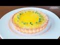 상큼한 레몬타르트 아몬드크림 레몬커드 lemon tart recipe