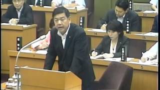 枚方市議会　平成27年6月定例月議会　山口勤議員