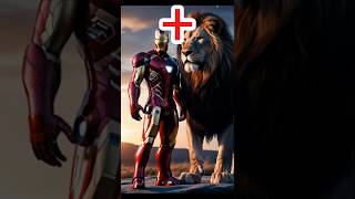 Iron Man + Lion = Iron Lion #animals