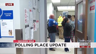 Check-in at Omaha polling place